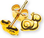 Image du produit Natsumi Schmuck Boucles d'oreilles escargot en or jaune 18K/750 (750/18 K Or jaune)