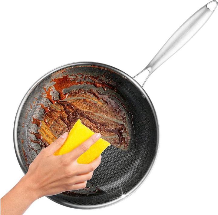 Immagine prodotto Bratmaxx Bratpfanne Silber 20 cm, Material: Aluminium, Edelstahl (Padella per friggere, Alluminio)
