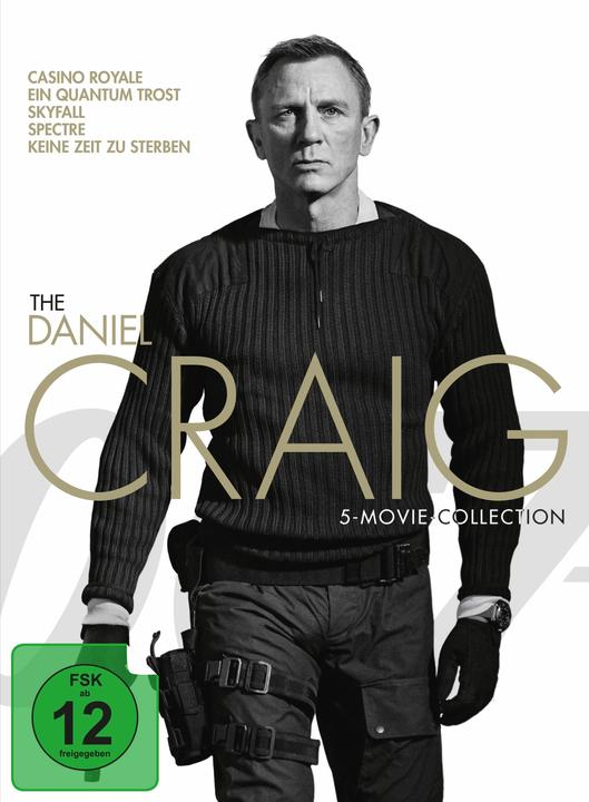 Actual product image The Daniel Craig 5-Movie-Collection.DVD (DVD, 2022, English, German)