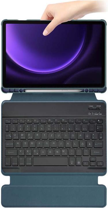 Actual product image Lobwerk 2in1 set Bluetooth keyboard in black + cover for Samsung Galaxy Tab S9 FE 2023 X510/SM-X516/SM-X51 (X)