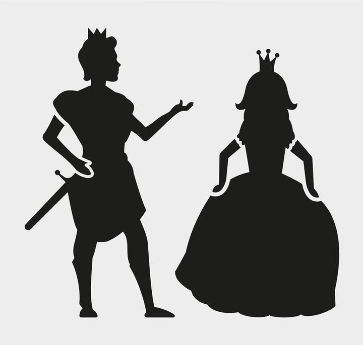 Image du produit Aladine Pochoirs Princesse (MQ6)