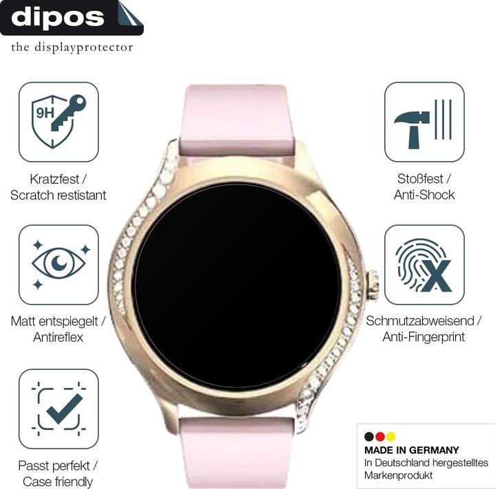 Produktbild Dipos Anti-Shock Displayschutz Matt 9H
