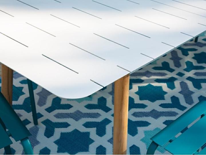 Actual product image Ezeis ALICANTE Dining Set for 4 persons 1 set (1 table + 4 chairs) (155 cm)
