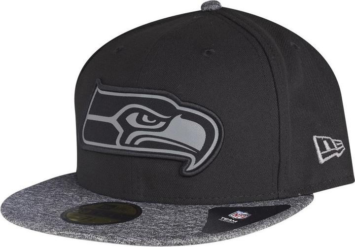 New Era NFL - Seattle Seahawks - Grey Collection 59Fifty Cap schwarz 6 7/8 (56)