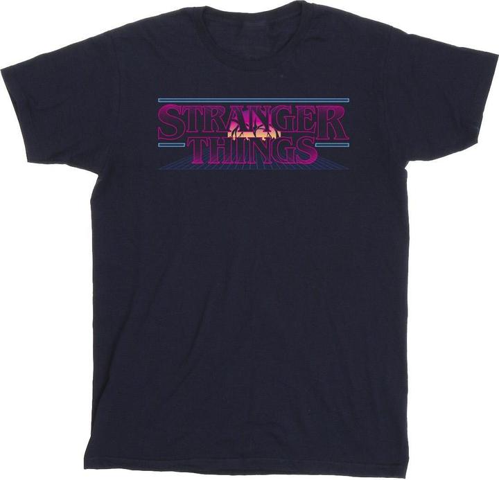 Netflix Stranger Things Retro Title TShirt Mädchen