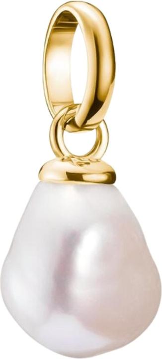 Thomas Sabo Charm-Anhänger Süsswasserzuchtperle Connect vergoldet (Silber 925)