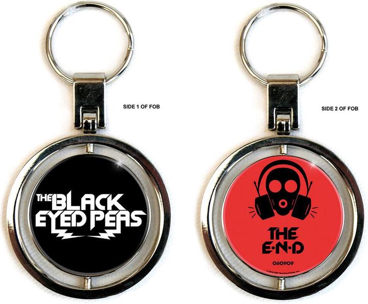 Actual product image Rock Off Black Eyed Peas Metall Schlüsselanhänger Logo