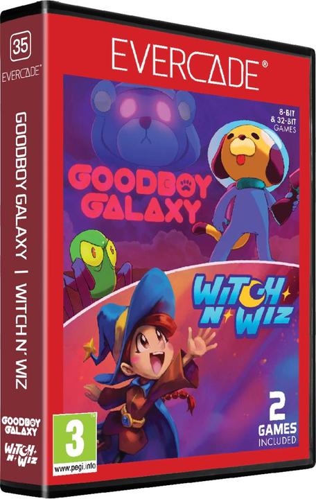 Produktbild Blaze Evercade Goodboy Galaxy/Witch n'Wiz