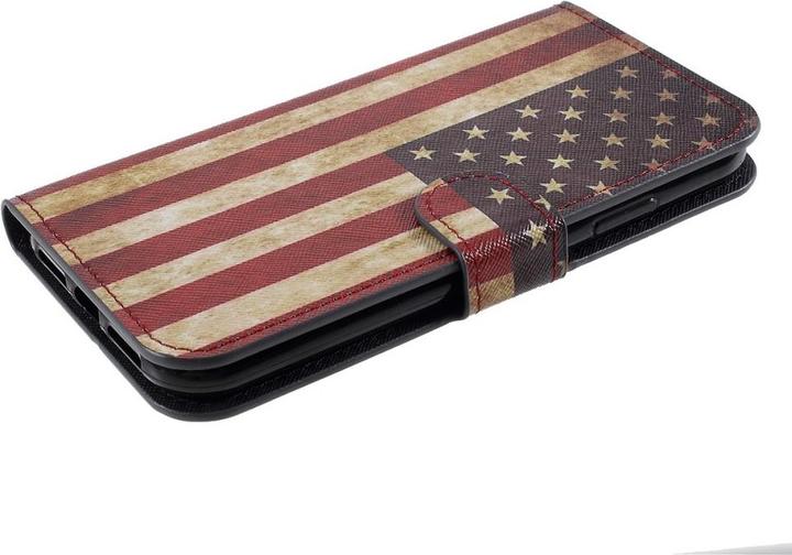 Produktbild Cover-Discount iPhone 11 Pro Max - Leder Hülle USA Amerika Flagge (Apple iPhone 11 Pro Max)