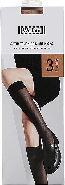 Produktbild Wolford Kniestrümpfe "Satin Touch" gobi (20 DEN, 36, S)