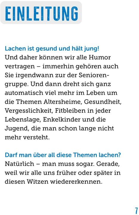 Nährwerte und Zutaten Rentner-Witze: Witze für den Ruhestand (Deutsch, Mannfredt Muster, 2020)