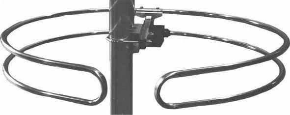 Kreiling VHF radial antenna - Outdoor - Aluminum - Mono - Aluminum - 87.5 - 108 MHz - 3 (Parabolic antenna, 3 dB, DVB-T / -T2)