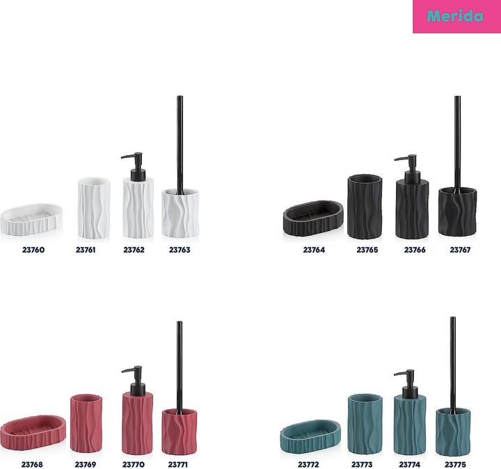 Actual product image Kela WC-set Merida teal blue