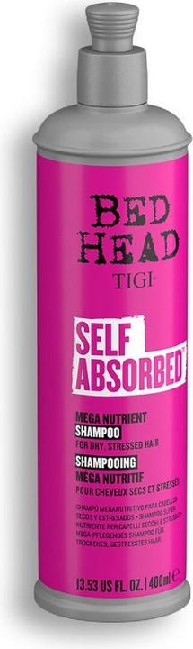 Tigi Nourishing shampoo for dry and stressed hair Bed Head Self Absorbed (Mega Nutrient Shampoo) - (400 ml)
