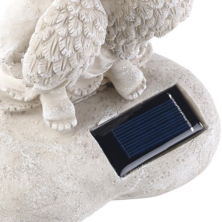 Image du produit Lunartec Figure d'ange gardien avec lampe solaire à DEL (IP44)