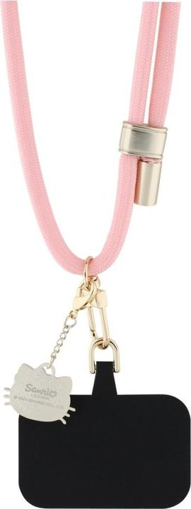 Hello Kitty Crossbody Strap Cord Head Charm - pink