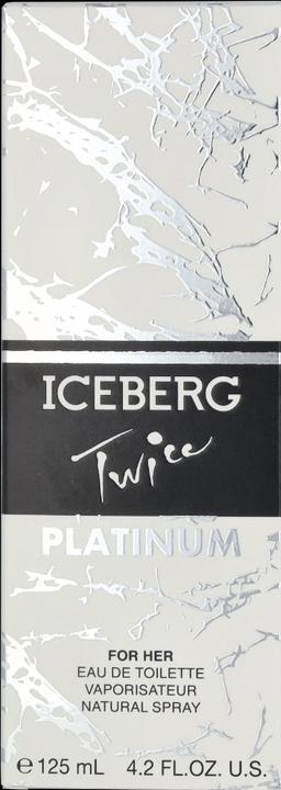 Actual product image Iceberg Twice Platinum Women Edt Spray (Eau de toilette, 125 ml)