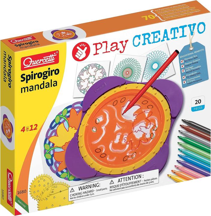 Quercetti Spirogiro Mandala-Schablonen