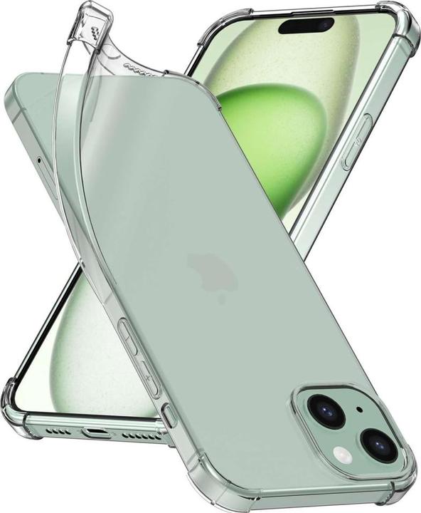 Screenguard Apple iPhone 15 Plus Hülle Crystal Soft Airbag Bumper (Apple iPhone 15 Plus)