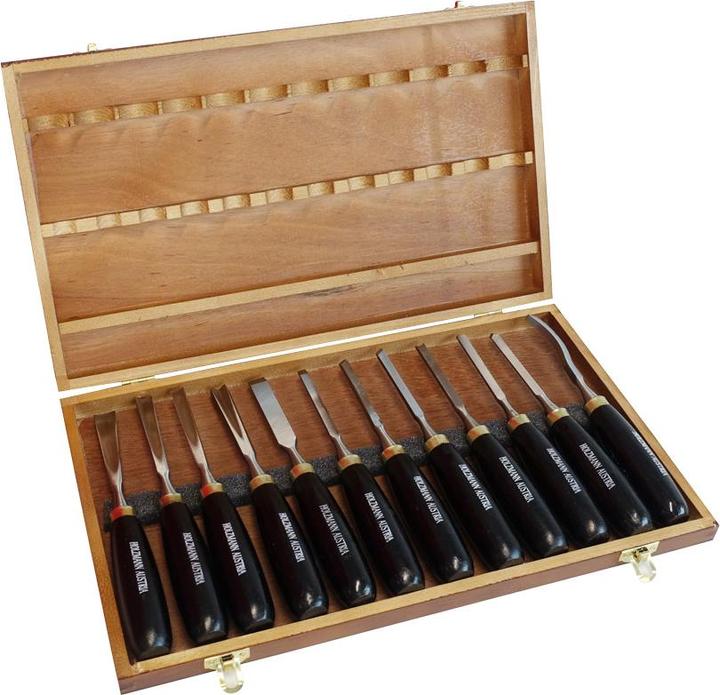 Produktbild Holzmann Schnitzwerkzeug 12tlg (14 mm)
