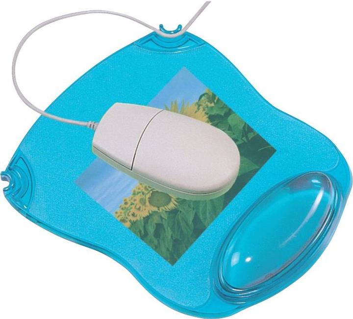 Actual product image Q-Connect Mouse pad with gel pad blue