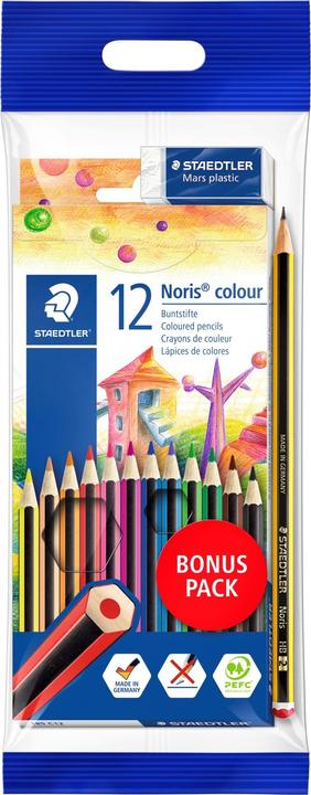 Produktbild Staedtler Set 12 matite colorate Papierschachtel (Mehrfarben, 12 x)