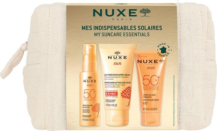 Nuxe Sun Kennenlernset 2025 (Sonnencreme, Sonnenspray, SPF 50+, 50 ml)