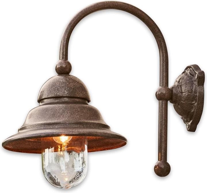 Produktbild Loberon Aussenwandlampe Keela antikbraun (E27, IP44)