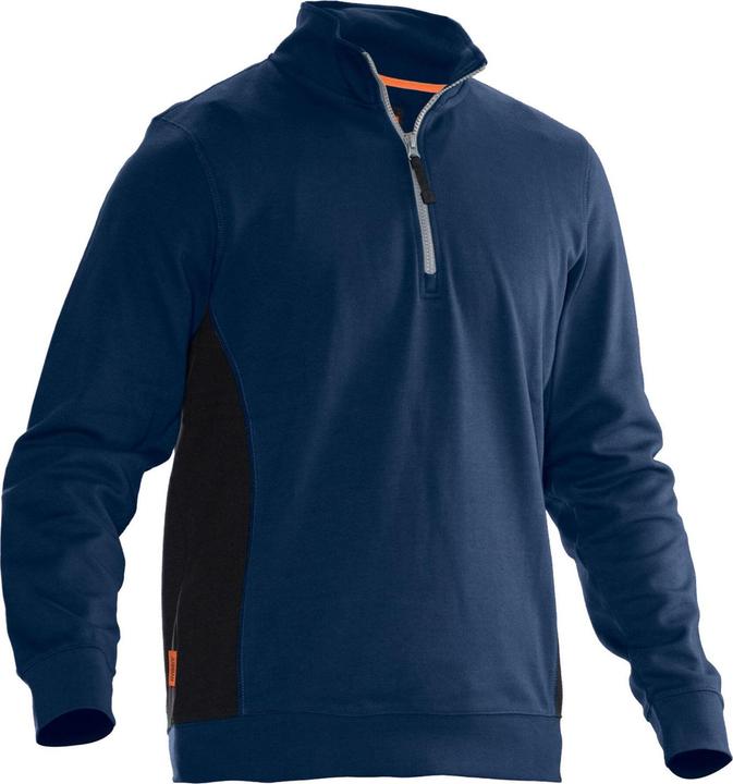 Jobman Sweatshirt mit halbem Reissverschluss
