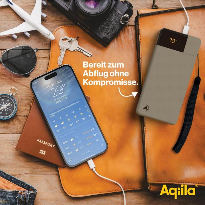 Productafbeelding Aqiila Powerbird B20B - Powerbank 20000 mAh, 20W - Mos (20000 mAh, 20 W, 74 Wh)