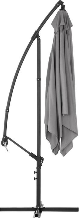 Produktbild Uniprodo Ampelschirm Sonnenschirm Pendelschirm viereckig 250 x 250 cm neigbar UPF 50+ (2.49 m)