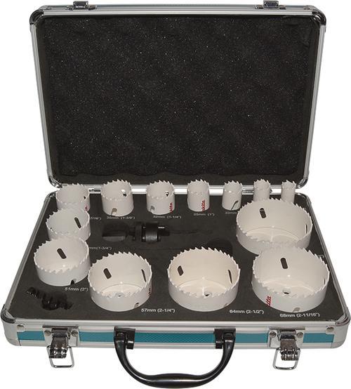 Produktbild Makita D-47307 Lochsägen-Set 16teilig (16, 19, 22, 25, 32, 35, 37, 44, 51, 57, 64, 68, 76 mm)