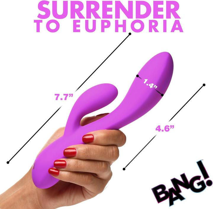 Produktbild Frisky Wiederaufladbarer Flexibler Rabbit-Vibrator Aus Silikon Lila