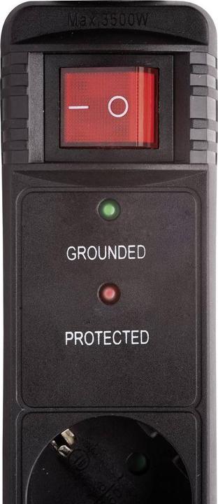 Produktbild Gembird SPG5-C-15, Überspannungsschutz Steckdosenleiste, AC (5 x, CEE 7/3, 4.50 m)