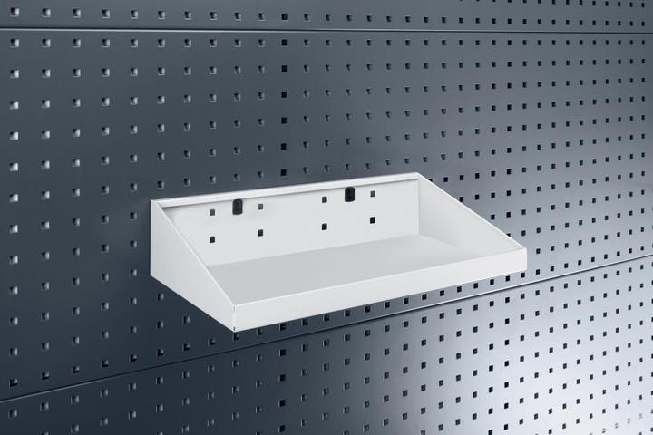 Produktbild Bott Ablageboden B450xT250xH105/30mm lichtgrau passend für Lochplatten
