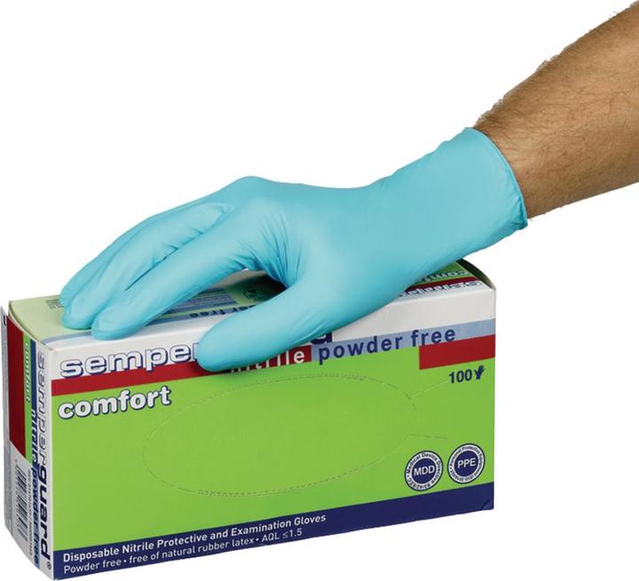Immagine prodotto Semperguard Guanti monouso in nitrile (7, 8, M)