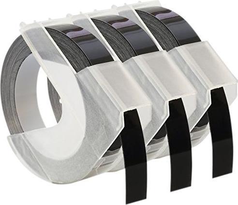 Actual product image Dymo Embossing tape 3D (0.90 cm, Black)