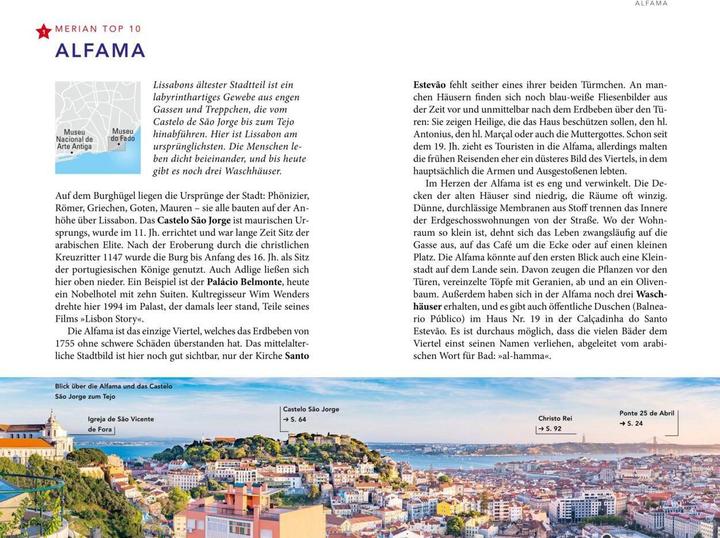 Produktbild MERIAN Reiseführer Lissabon (Deutsch, Simone Klein, 2020)