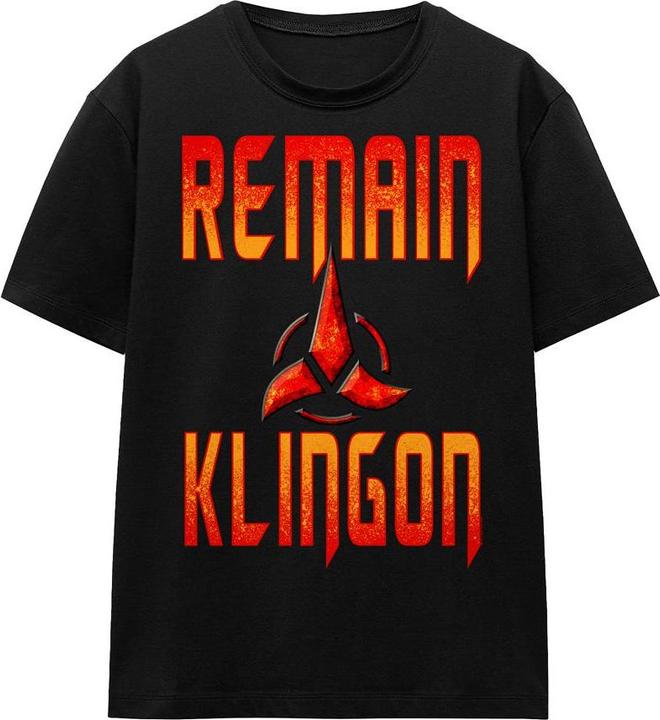 Universal Textiles Remain Klingon TShirt (XXL)