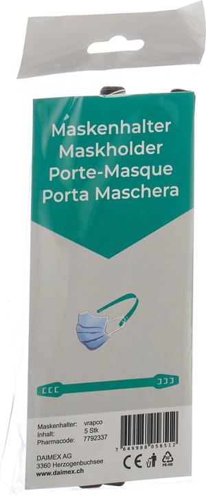 Actual product image Vrapco Mask holder-5 pieces (5 x)