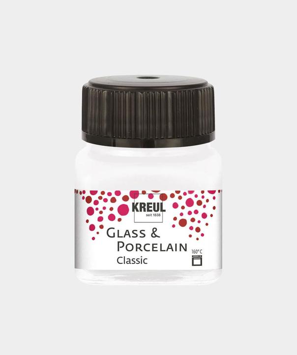 Actual product image Kreul Porzellan- und Glasfarbe (Mother-of-pearl white, 20 ml)