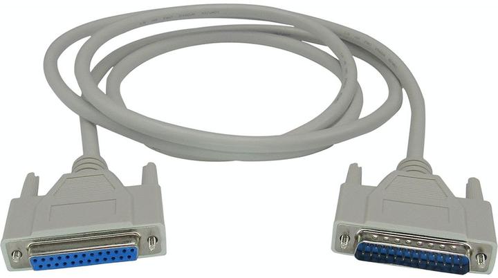 Immagine prodotto RND Electronics Cavo seriale D-SUB 25 pin maschio - D-SUB 25 pin femmina 1,8 m Grigio (1.80 m)