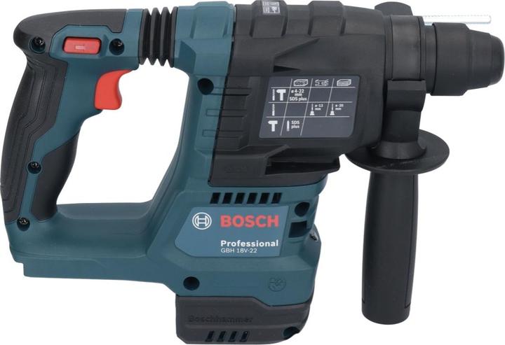 Produktbild Bosch Professional Bosch GBH 18V-22 Professional Akku Bohrhammer 18 V 1,9 J SDS Plus Brushless + 1x Akku 5,0 Ah + (Akkubetrieb)