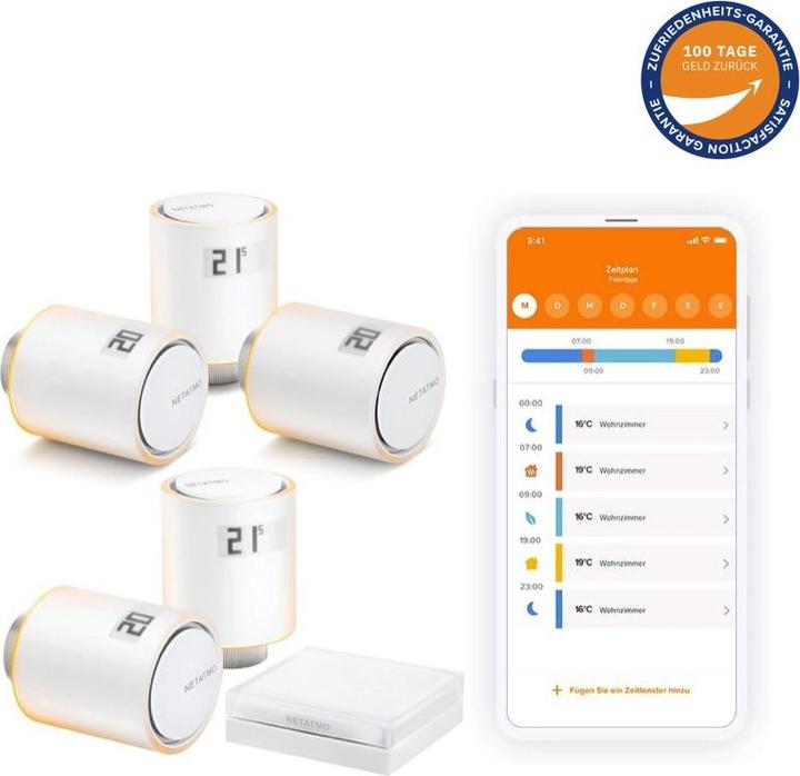 Netatmo Smarte Heizkörperthermostate + Hub