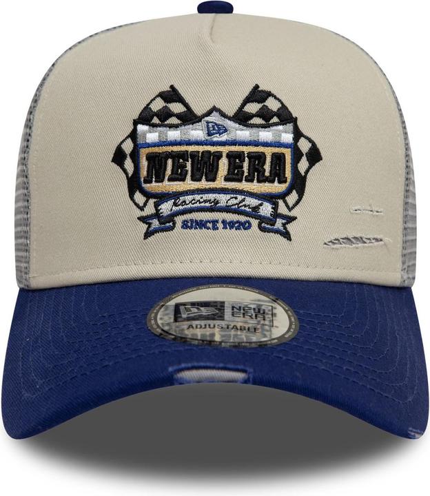 Produktbild New Era Mesh Trucker Cap - Motorsport Racing Beige (One Size)