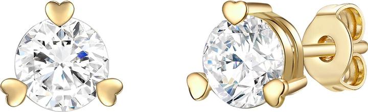 Immagine prodotto Glanzstücke München Cuore da donna in argento Sterling Cubic Zirconia Oro Giallo - 15844 (Argento)