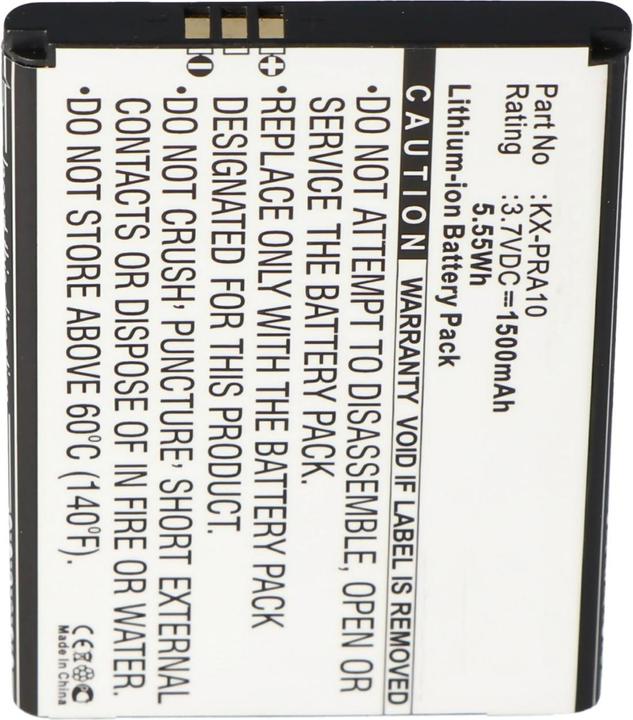 Image du produit Panasonic Batterie KX-PRX110 Batterie KX-PRX150, KX-PRA10, KX-PRA10EX, KX-PRX110, KX-PRX120, KX-PRX150