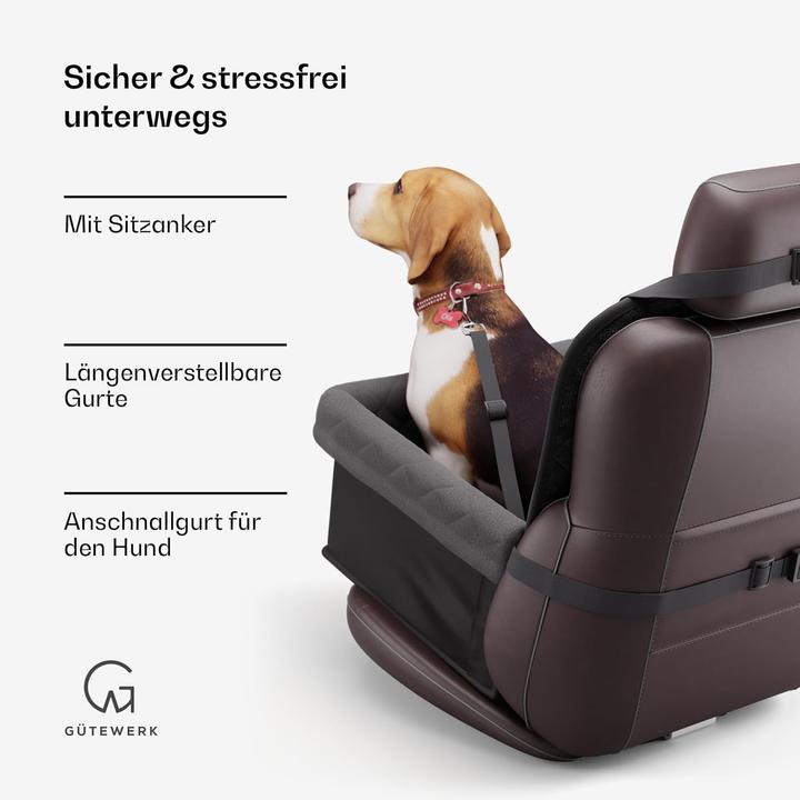 Produktbild Gütewerk Hunde Autositz (Hund, Waschbar, Faltbar)