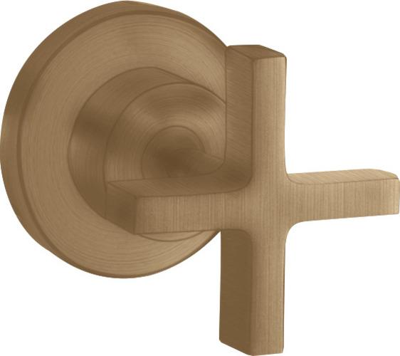 Actual product image hansgrohe Axor Citterio flush-mounted shut-off valve with cross handles
