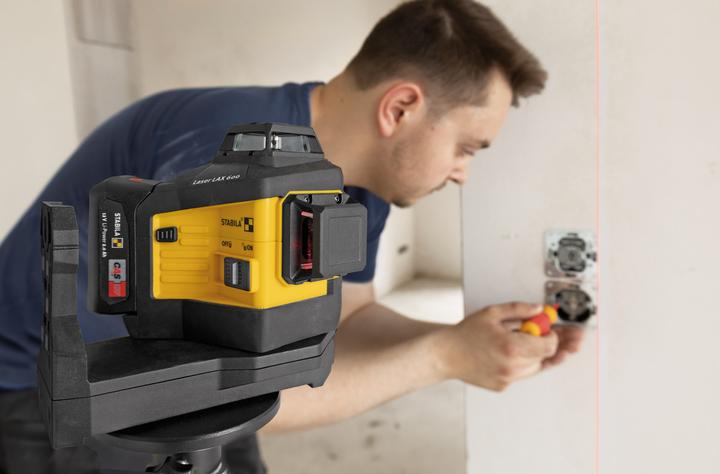 Actual product image Stabila 12 V system cross line laser LAX 600